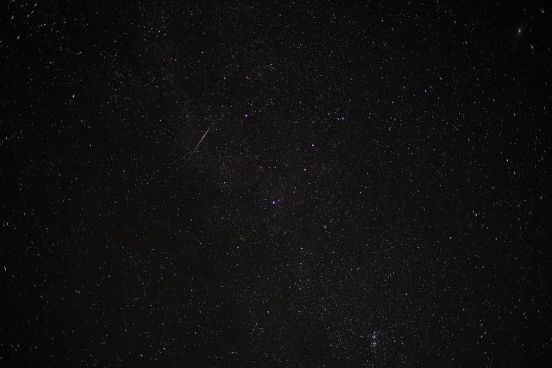 Meteorite in the Night Sky
